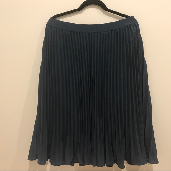 Grace Karin Pleated Chiffon A-line Swing Midi Skirt (2XL) - Picture 2 of 10